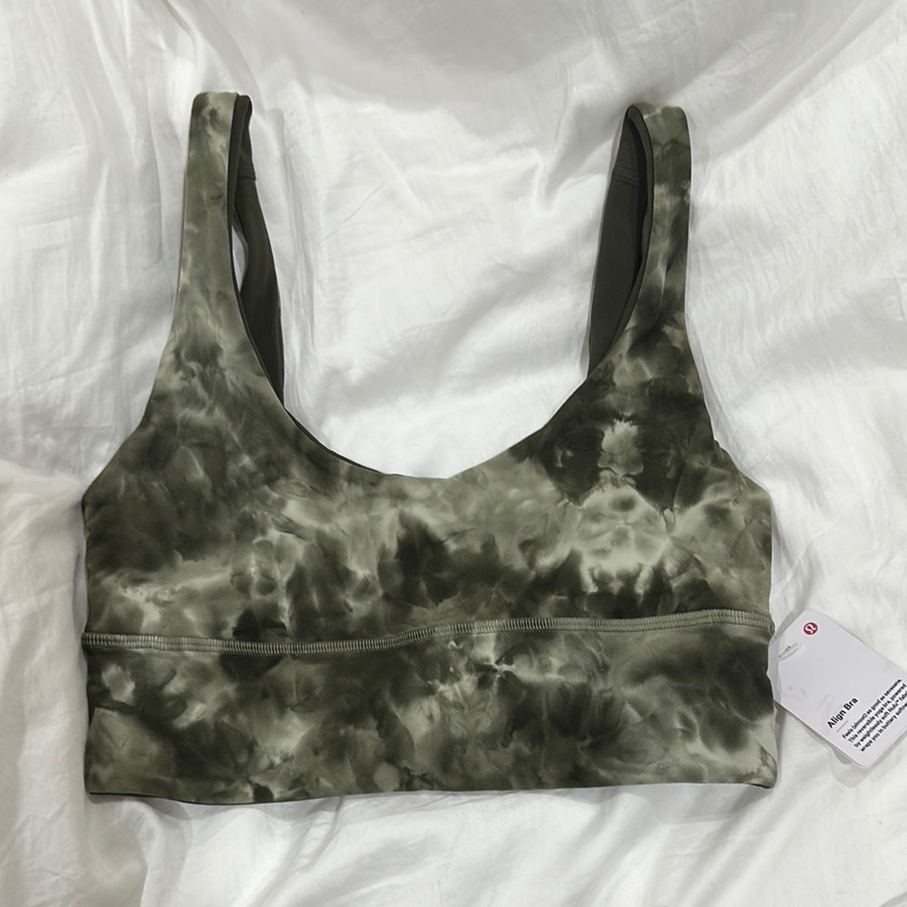 LULULEMON ALIGN BRA SIZE 4 Women's Tie-Dye Sports Bra